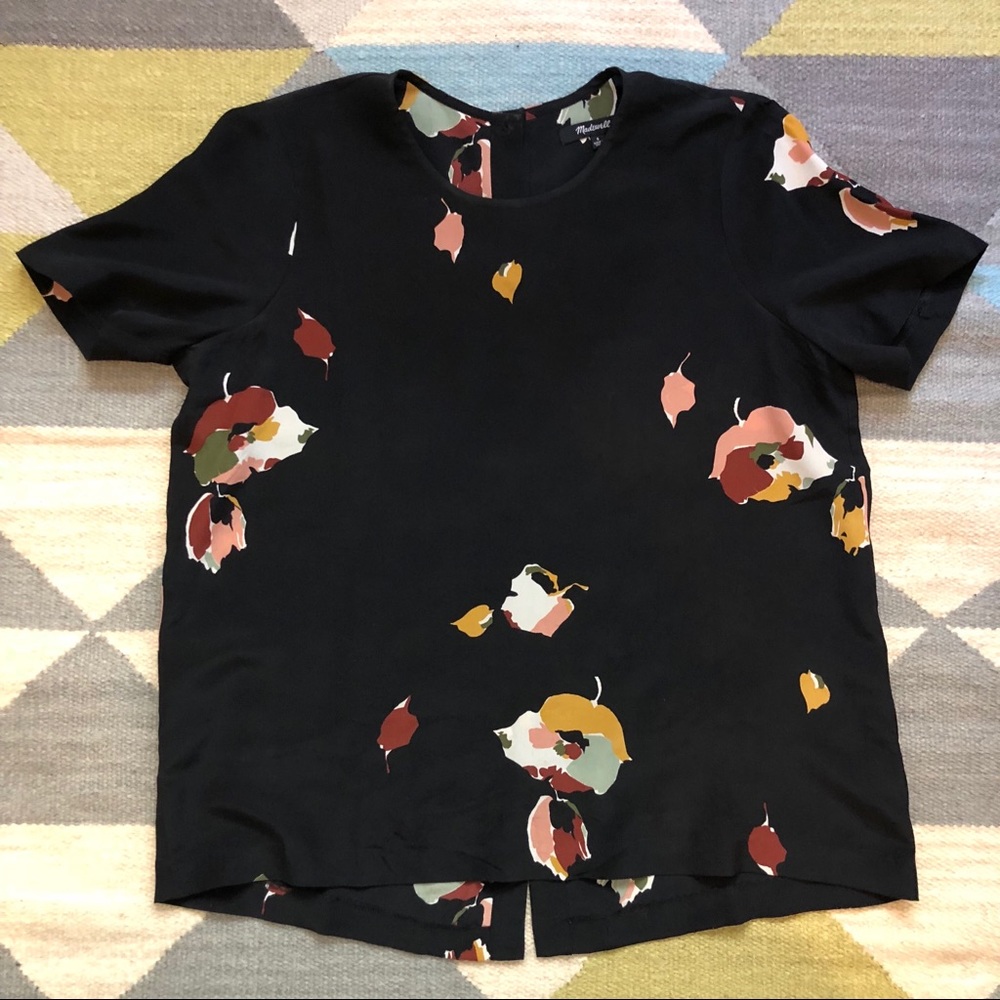 Madewell Silk Flower Top S